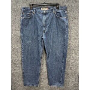 Levis 550 Jeans Mens 42x32 Blue Relaxed Slight Taper 100% Cotton Medium Wash